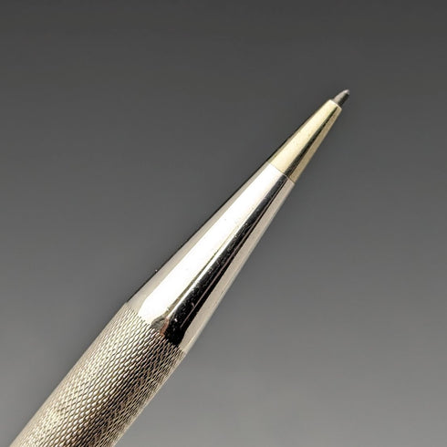 1950 British Vintage Yard O Red Sterling Silver Propelled Pencil with Paper Box and Genuine Refill